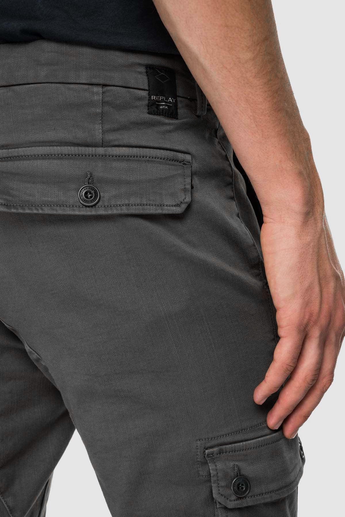 Replay Jaan Hyperflex X-Lite Slim Fit Kargo Pantolon-Libas Trendy Fashion Store