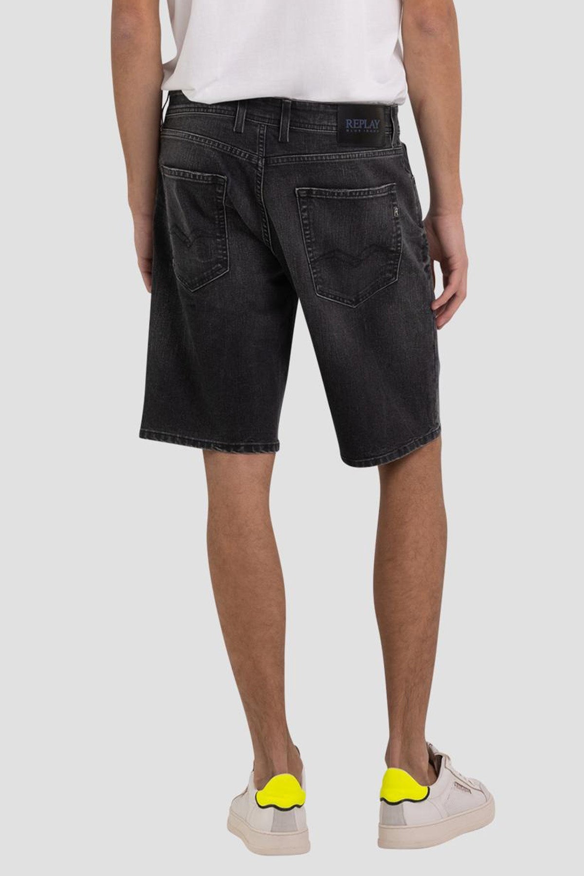 Replay 573 Bio Grover Straight Fit Denim Şort-Libas Trendy Fashion Store