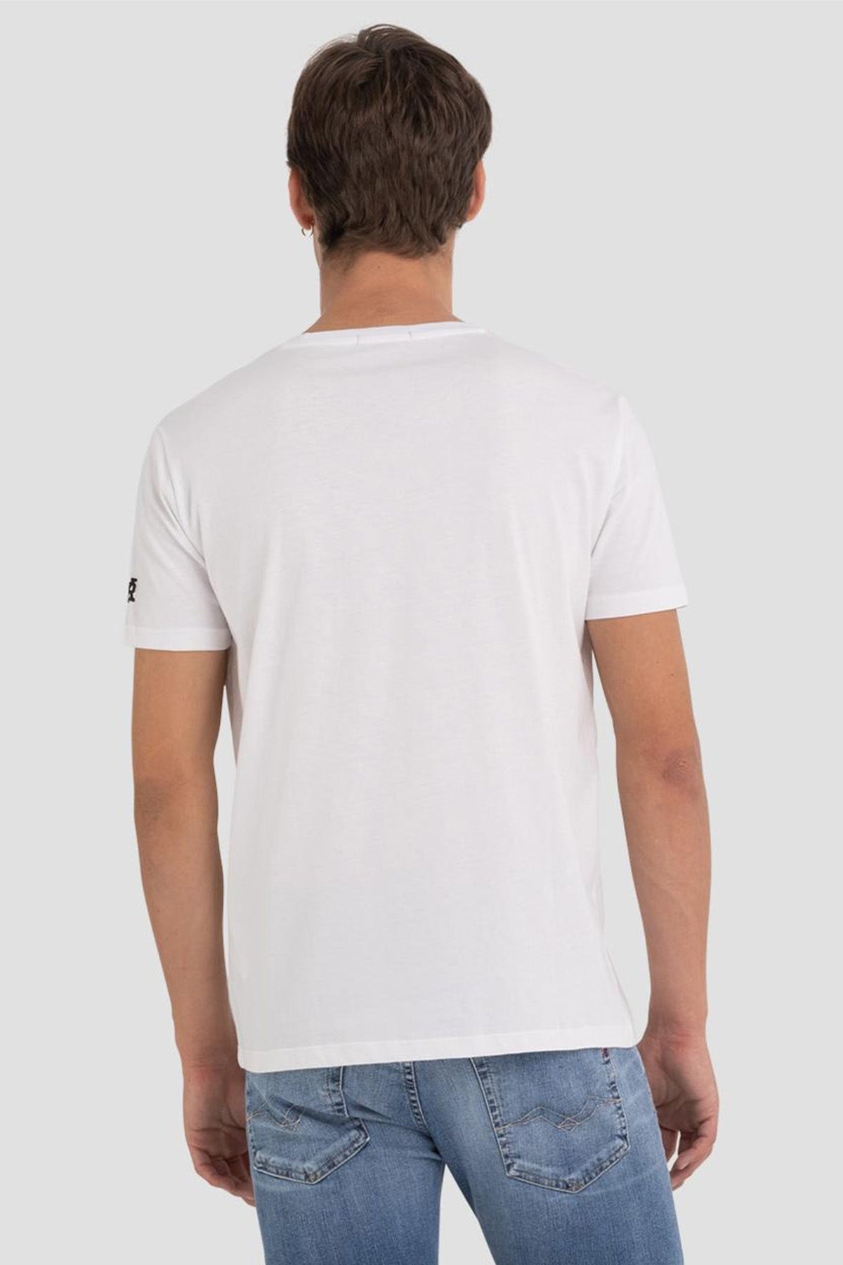 Replay Yuvarlak Yaka Baskılı T-shirt-Libas Trendy Fashion Store