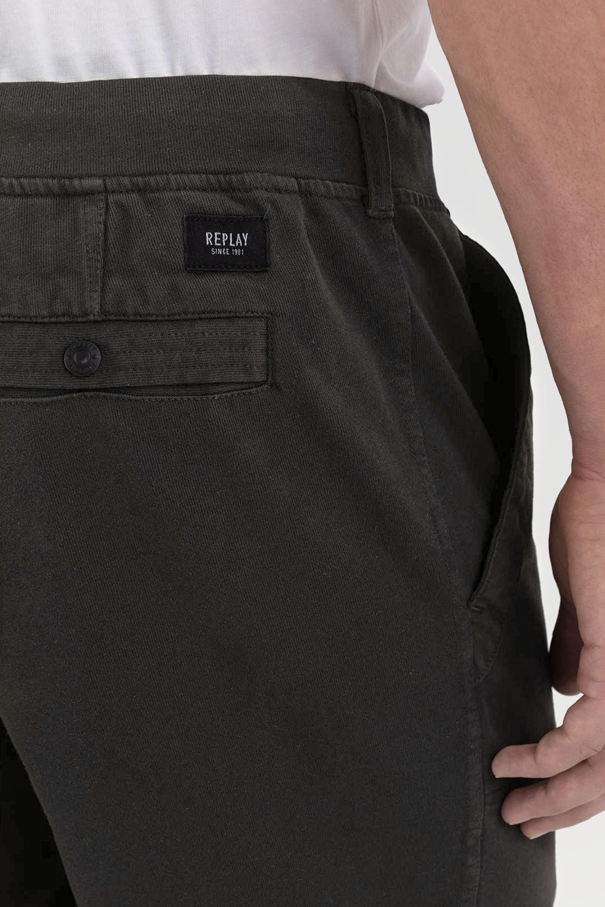 Replay Beli Lastikli Yandan Cepli Şort-Libas Trendy Fashion Store