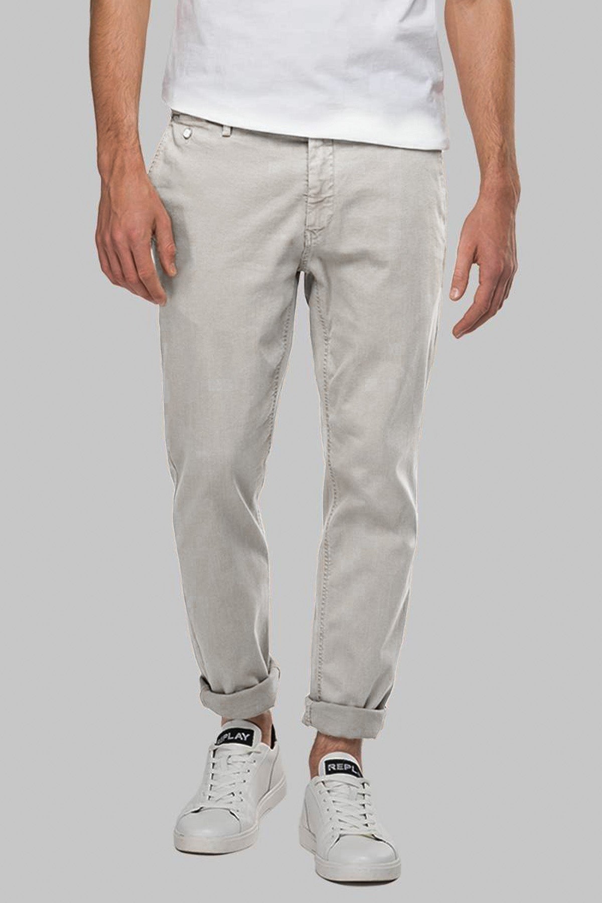 Replay Benni Hyperflex Yandan Cepli Regular Fit Pantolon-Libas Trendy Fashion Store