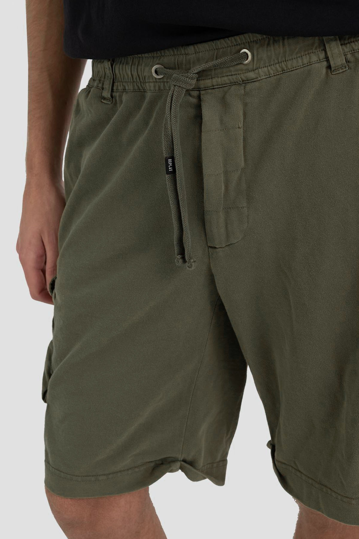 Replay Beli Lastikli Kargo Cepli Şort-Libas Trendy Fashion Store