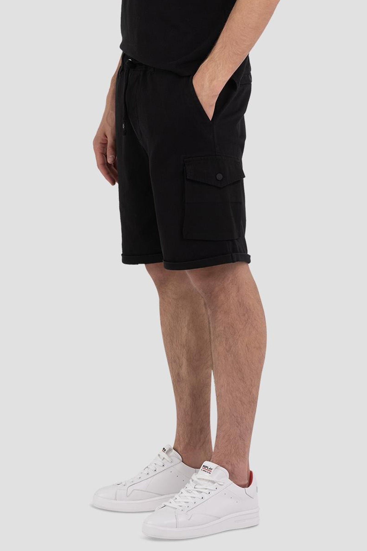 Replay Beli Lastikli Kargo Cepli Şort-Libas Trendy Fashion Store