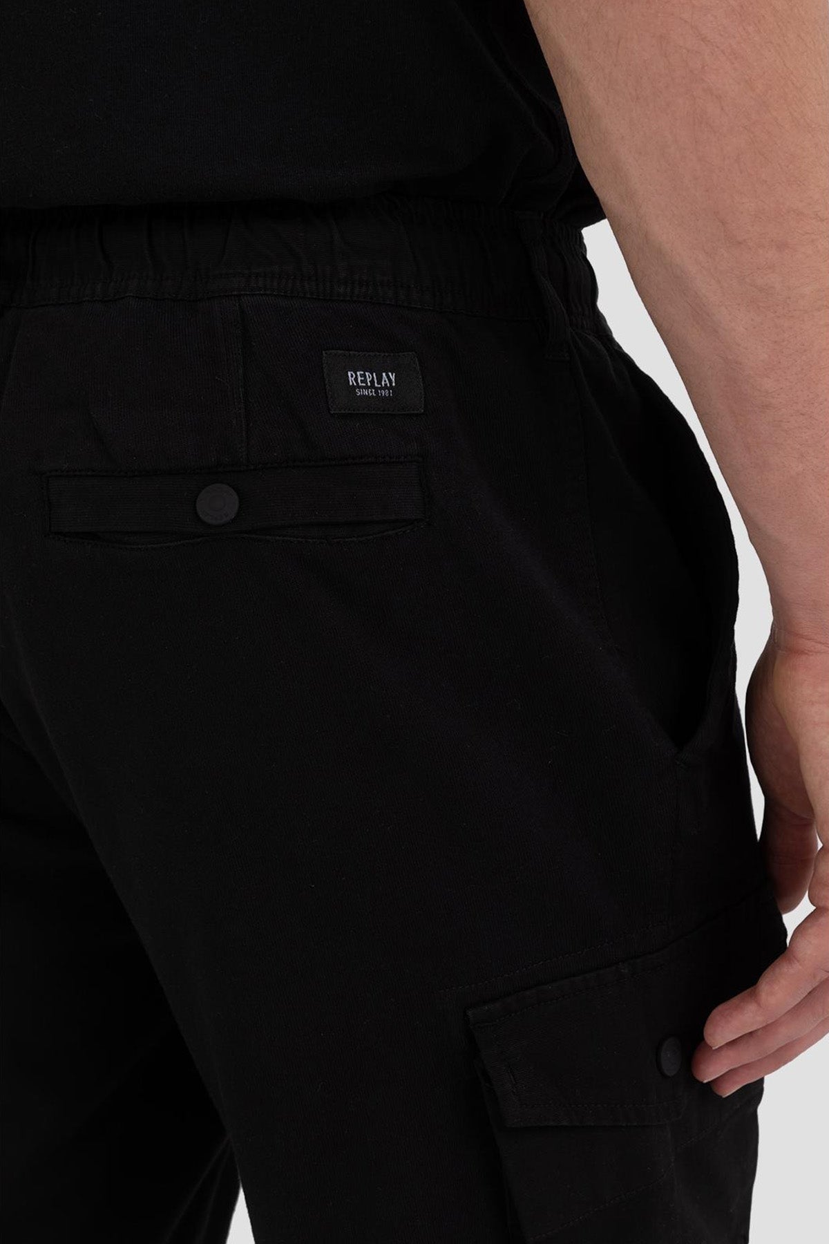 Replay Beli Lastikli Kargo Cepli Şort-Libas Trendy Fashion Store