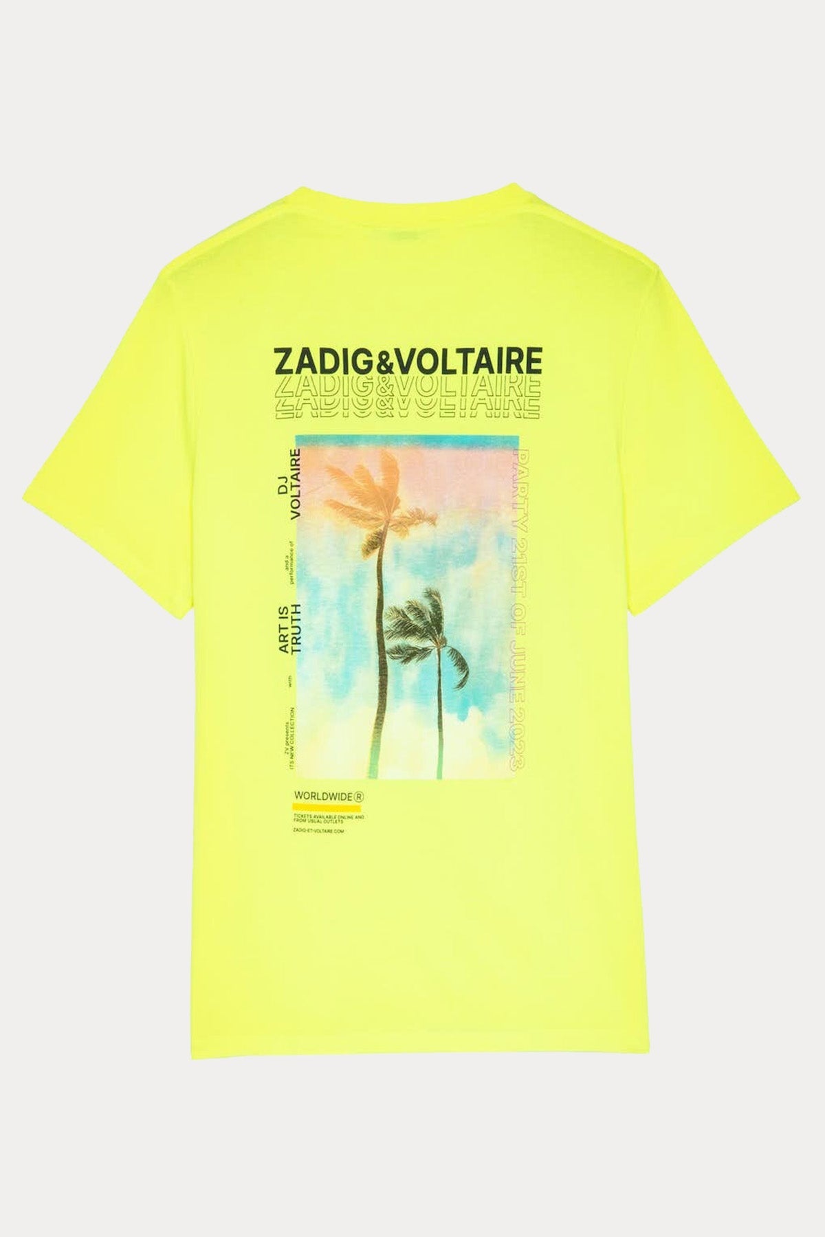 Zadig & Voltaire Yuvarlak Yaka Logolu T-shirt