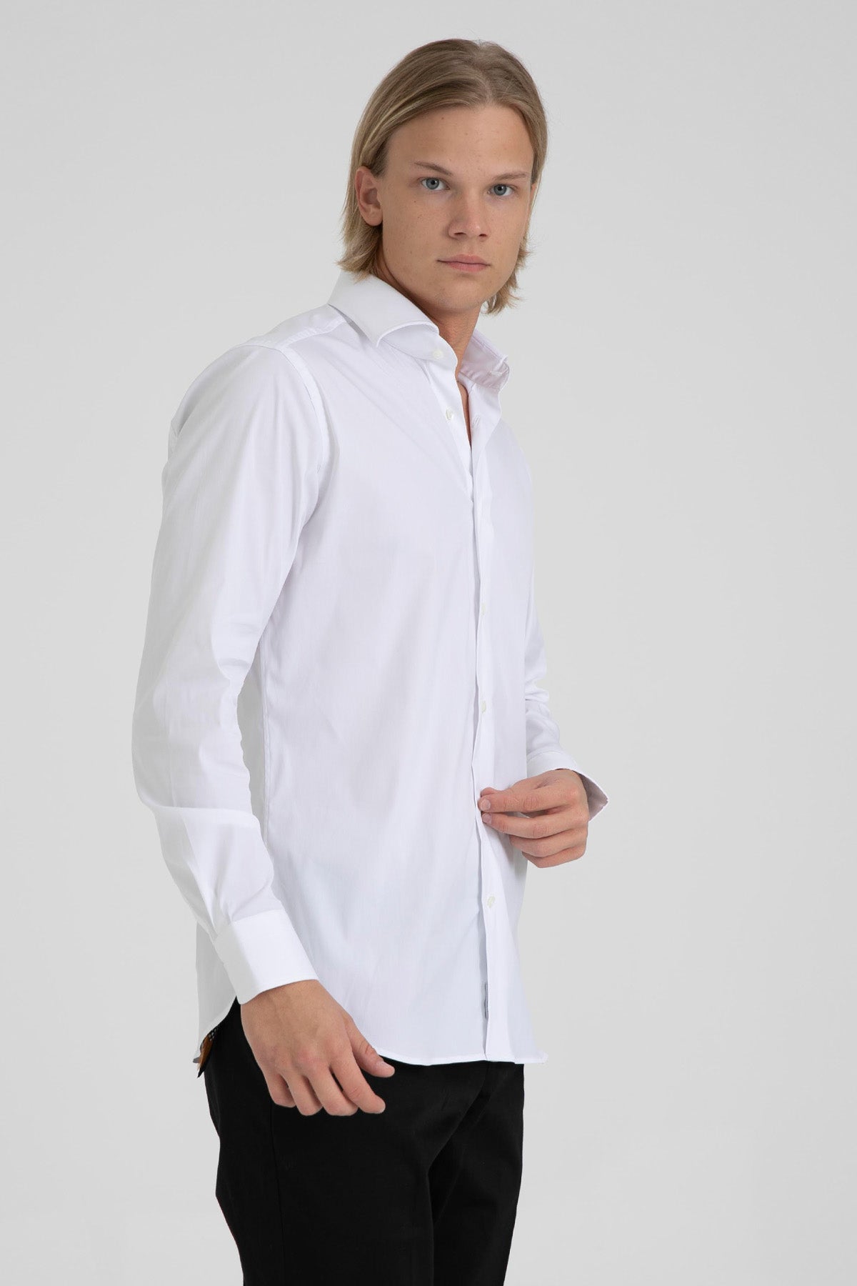 Tintoria Mattei Klasik Yaka Gömlek