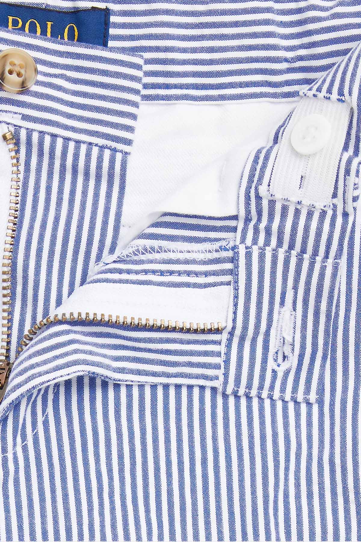 Polo Ralph Lauren Kids 2-7 Yaş Erkek Çocuk Yandan Cepli Çizgili Şort