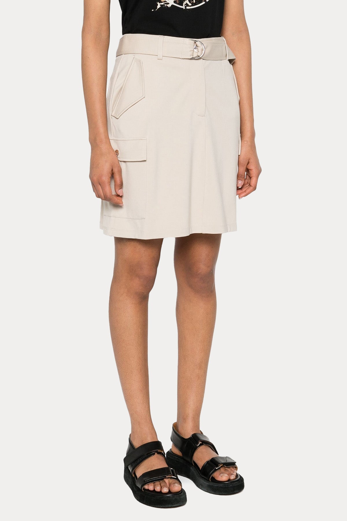 Liu Jo Kargo Cepli Kemerli Mini Etek