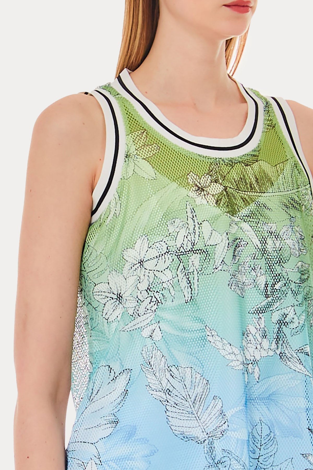 Liu Jo Fileli Desenli Astarlı Bluz