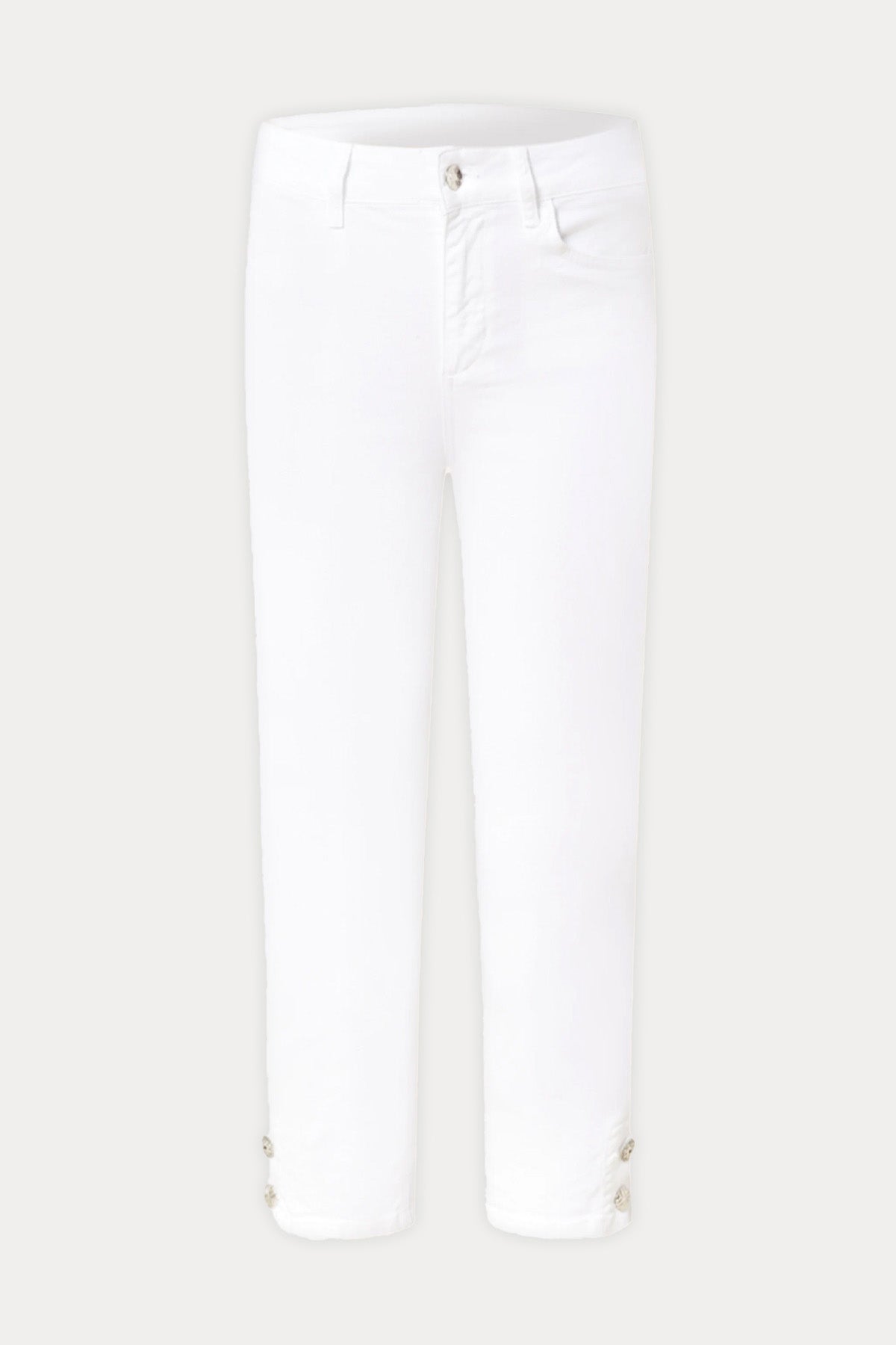 Liu Jo Yüksek Bel Düğmeli Crop Paça Jeans