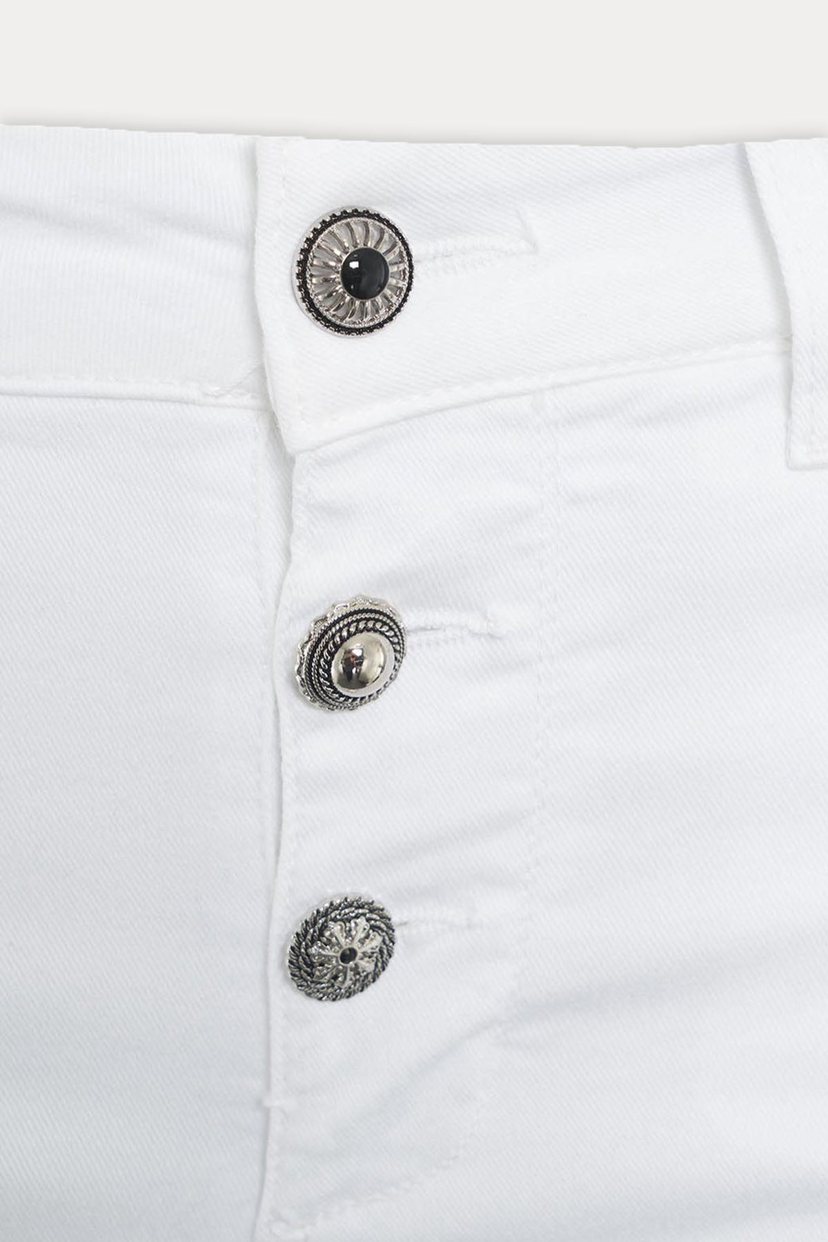 Liu Jo Beli Lastikli Crop Geniş Paça Jeans