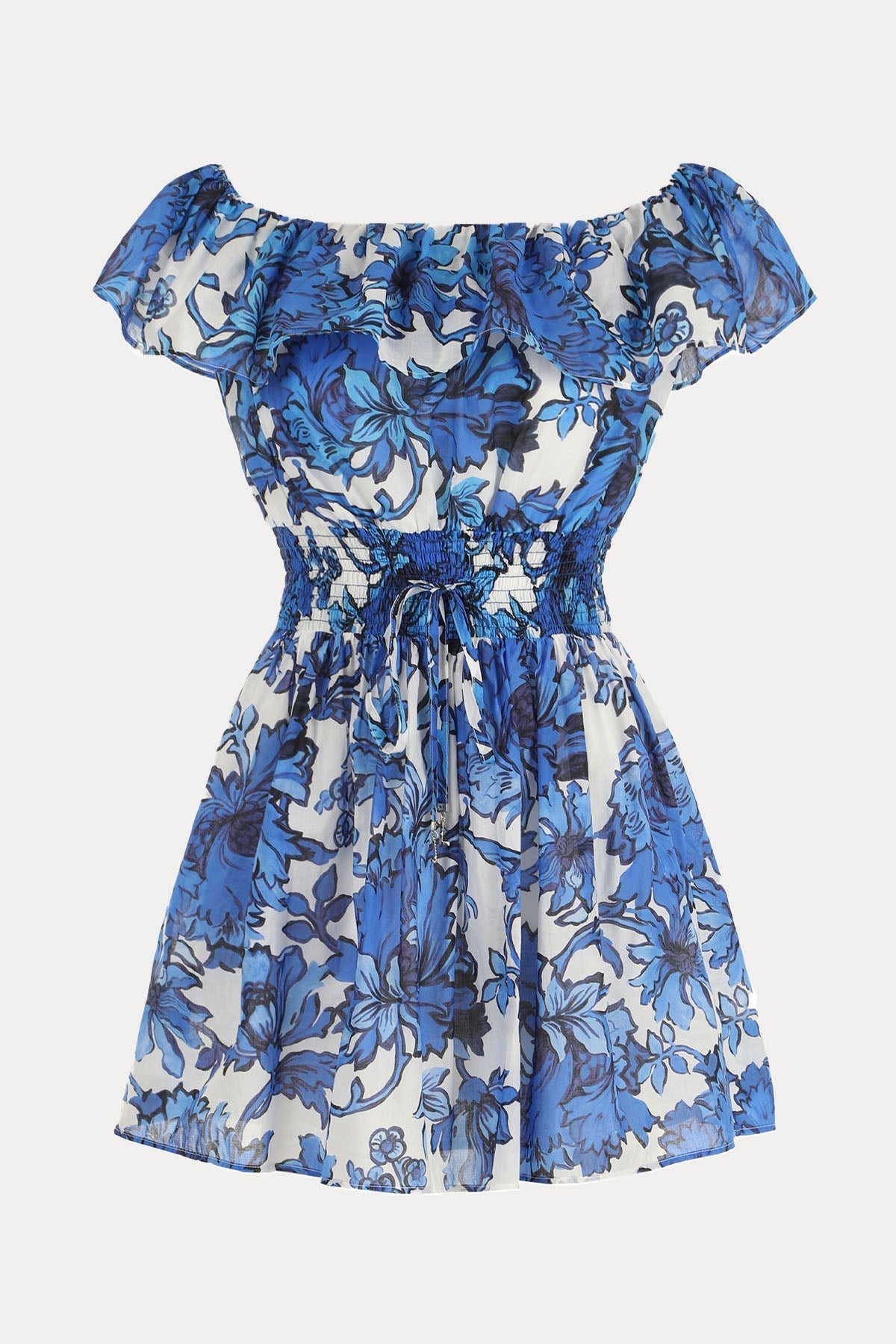 Liu Jo Desenli Straplez Mini Elbise