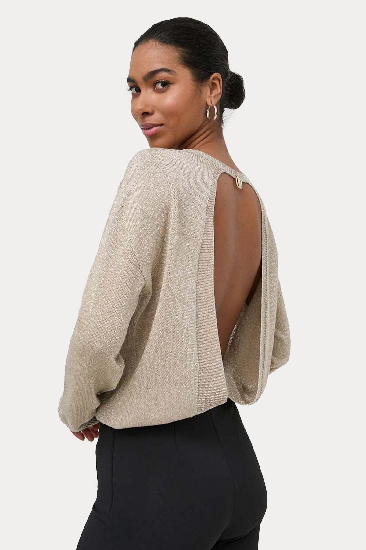 Liu Jo Sırt Dekolteli İnce Örgü Triko