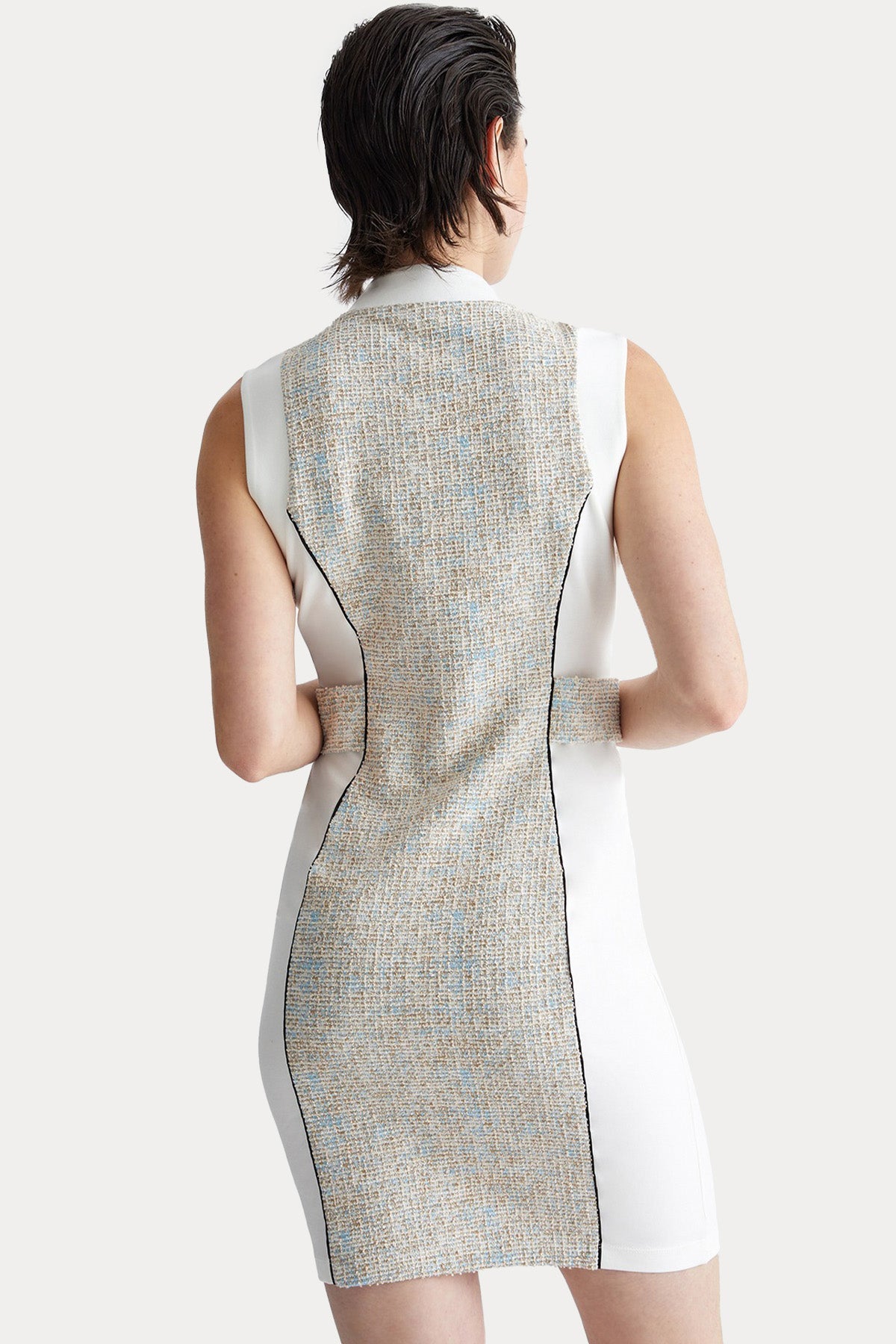 Liu Jo Renkli Örgü Detaylı Mini Elbise