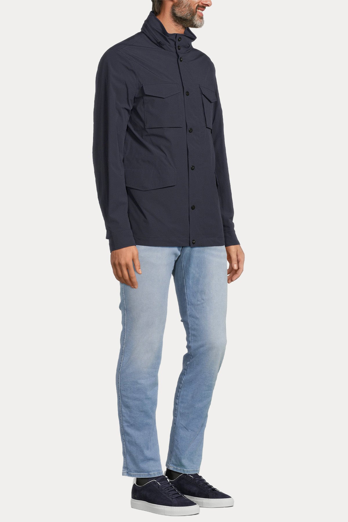 Hetrego Bernard Cep Detaylı Safari Mont Ceket