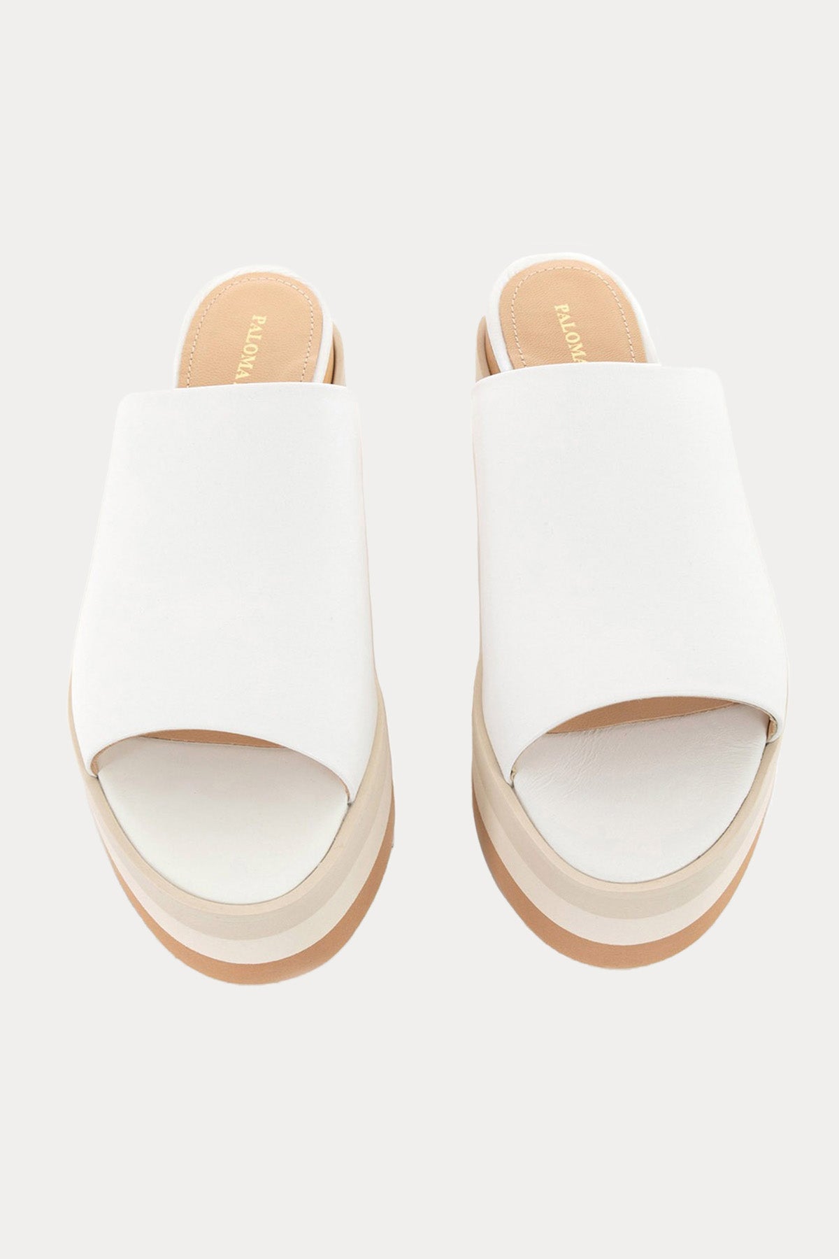 Paloma Barcelo Alice Kalın Platform Tabanlı Deri Terlik