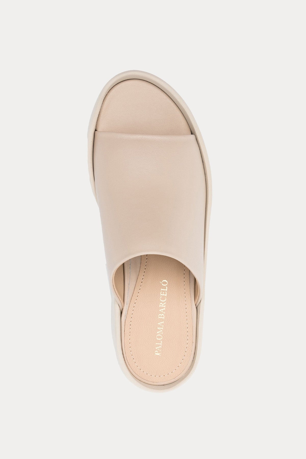 Paloma Barcelo Minsi Kalın Tabanlı Deri Terlik