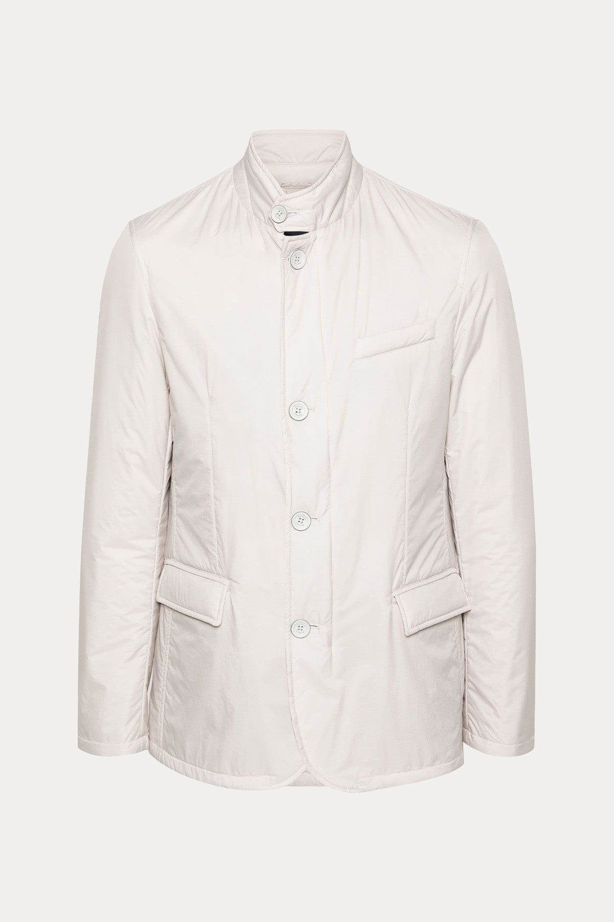 Herno Cep Detaylı Dik Yaka Ceket