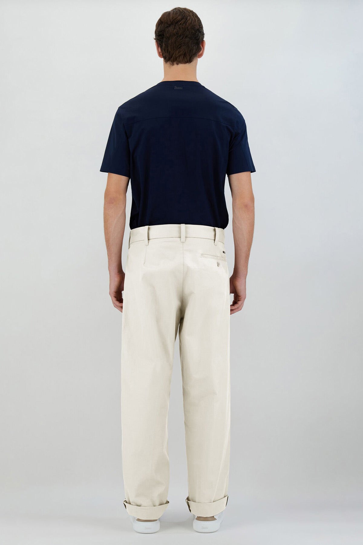 Herno Yandan Cepli Tek Pile Pantolon-Pantolon-Libas