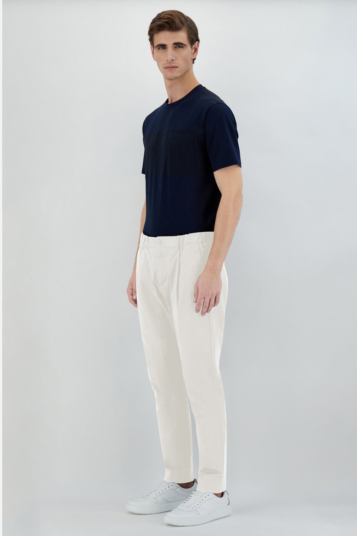 Herno Yandan Cepli Tek Pile Pantolon-Pantolon-Libas