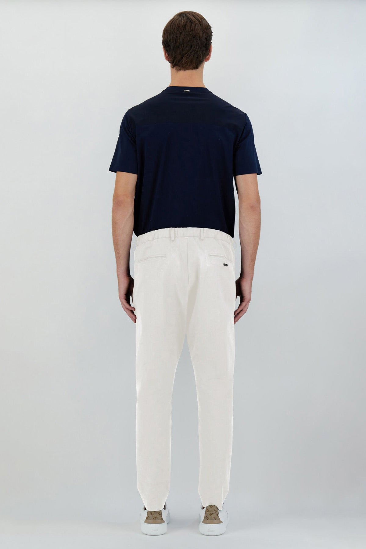 Herno Yandan Cepli Tek Pile Pantolon-Pantolon-Libas