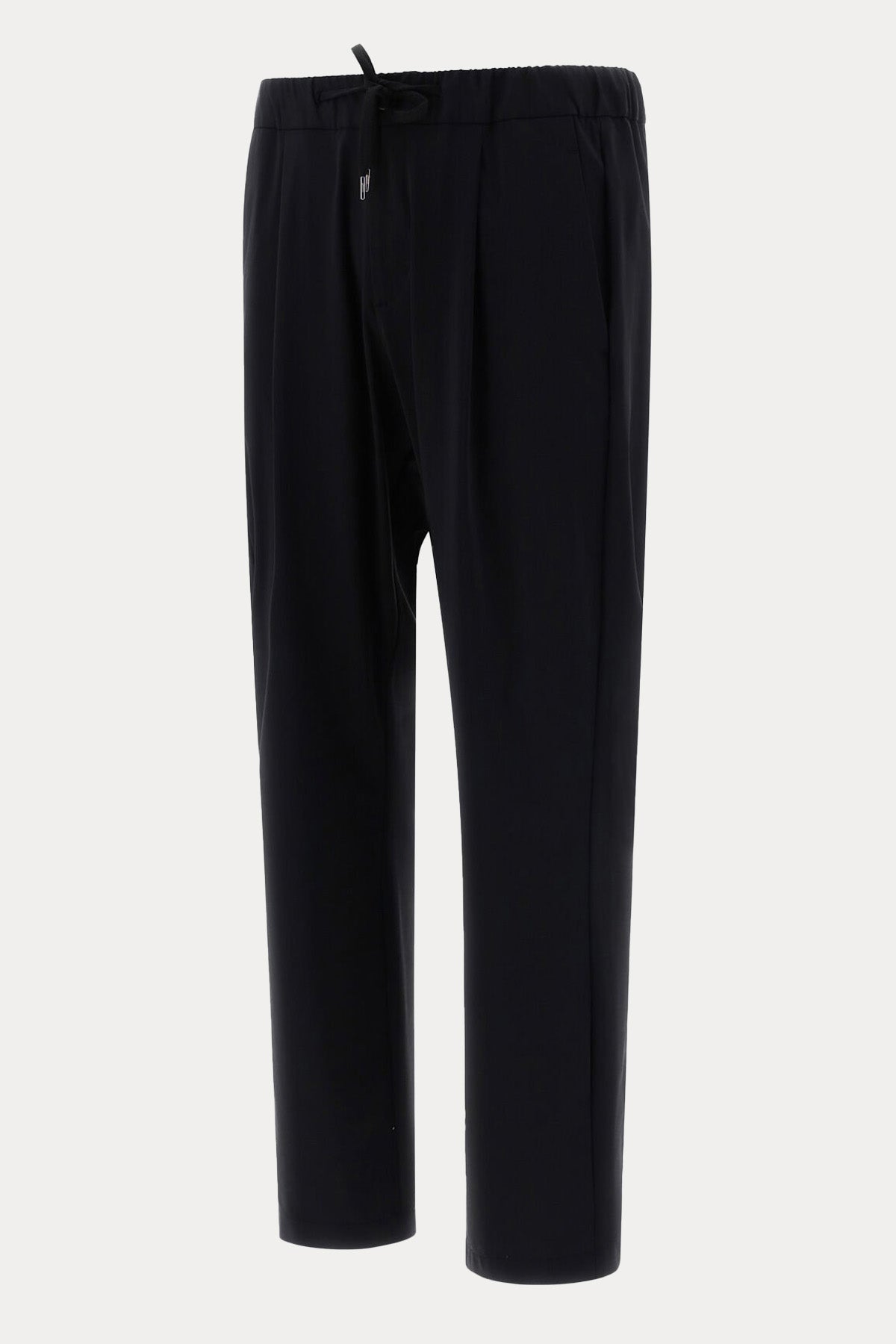 Herno Beli Lastikli Yandan Cepli Tek Pile Pantolon