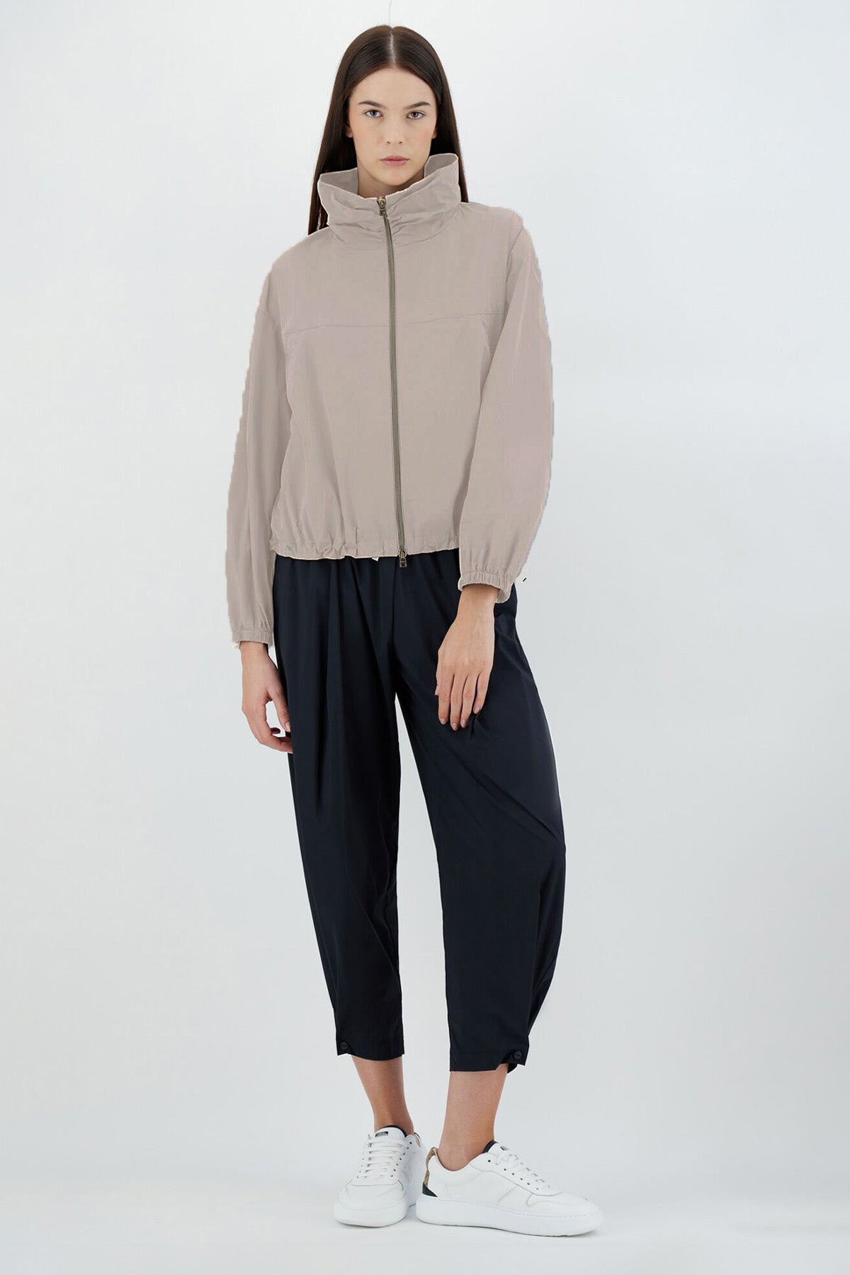 Herno Dik Yaka Bomber Ceket