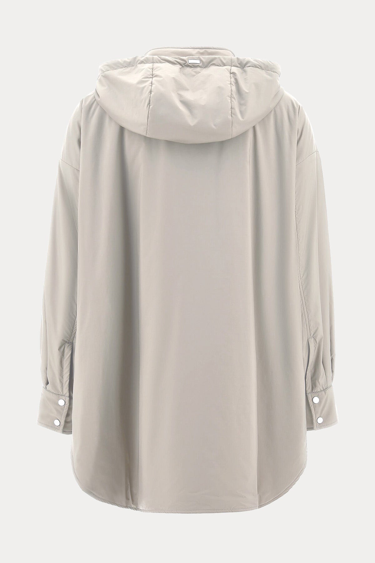 Herno Kapüşonlu Yırtmaç Detaylı Ceket