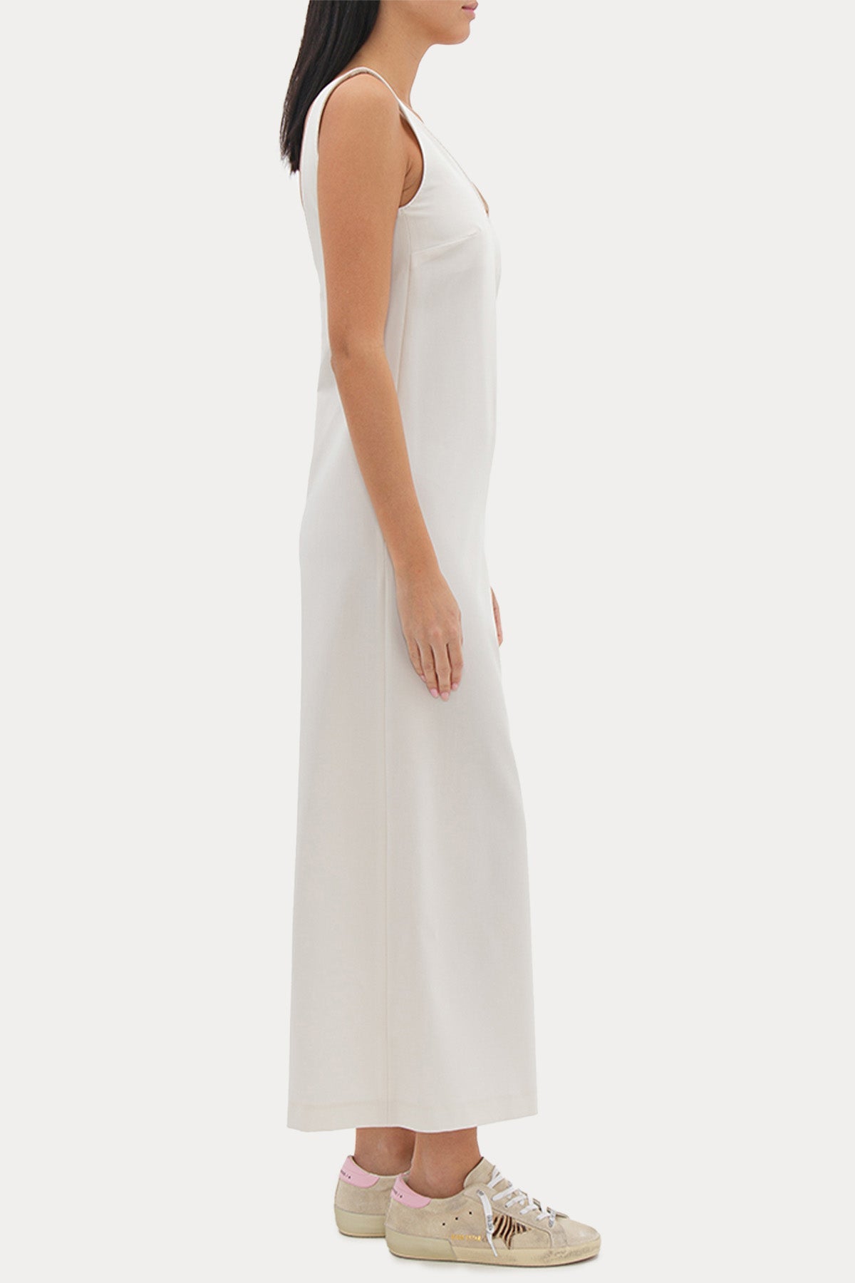 Herno V Yaka Crop Paça Streç Tulum