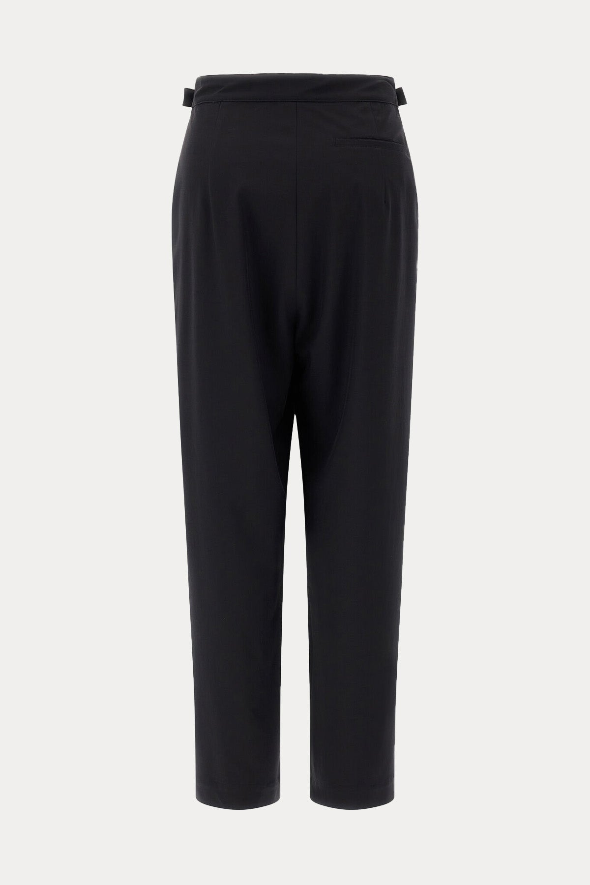 Herno Kemer Detaylı Yüksek Bel Pileli Pantolon
