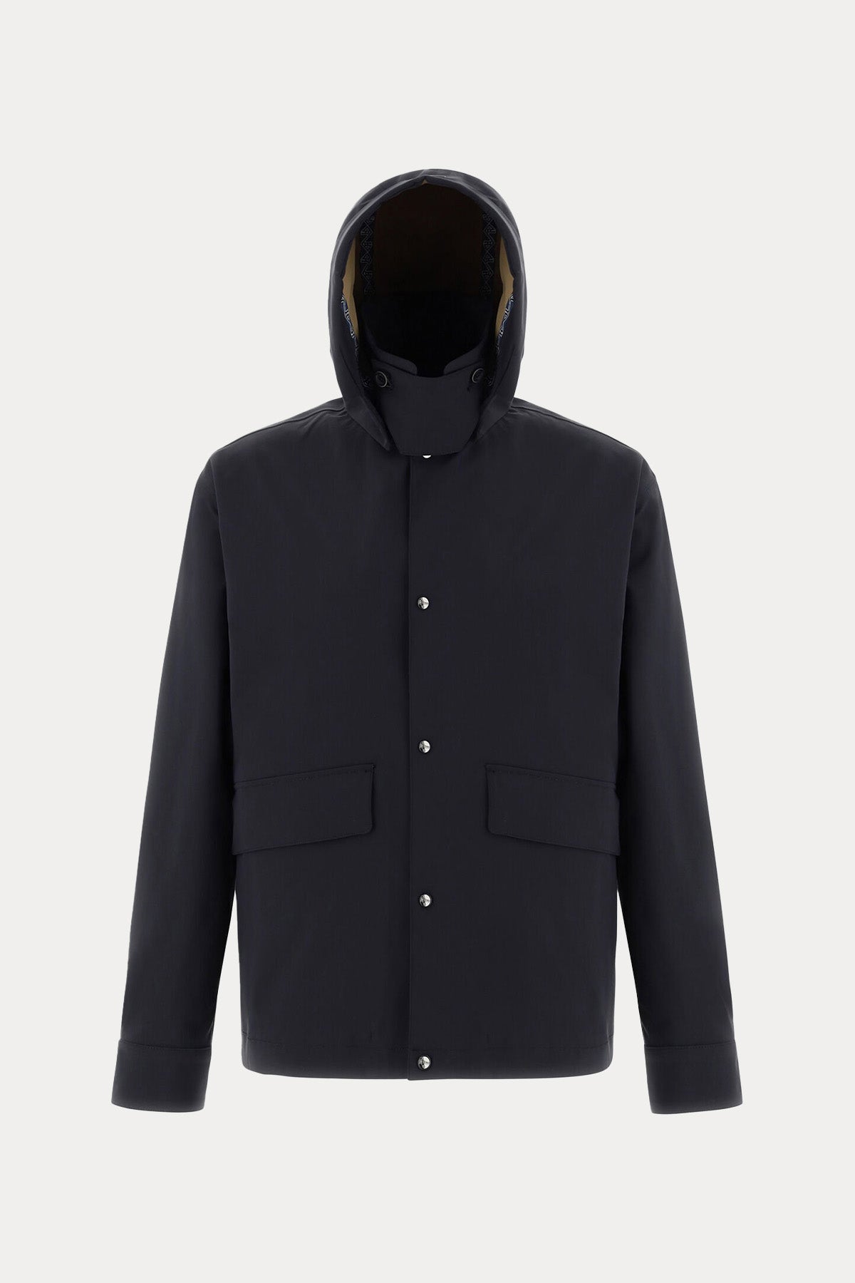 Herno Kapüşonlu Kapaklı Cep Detaylı Mont