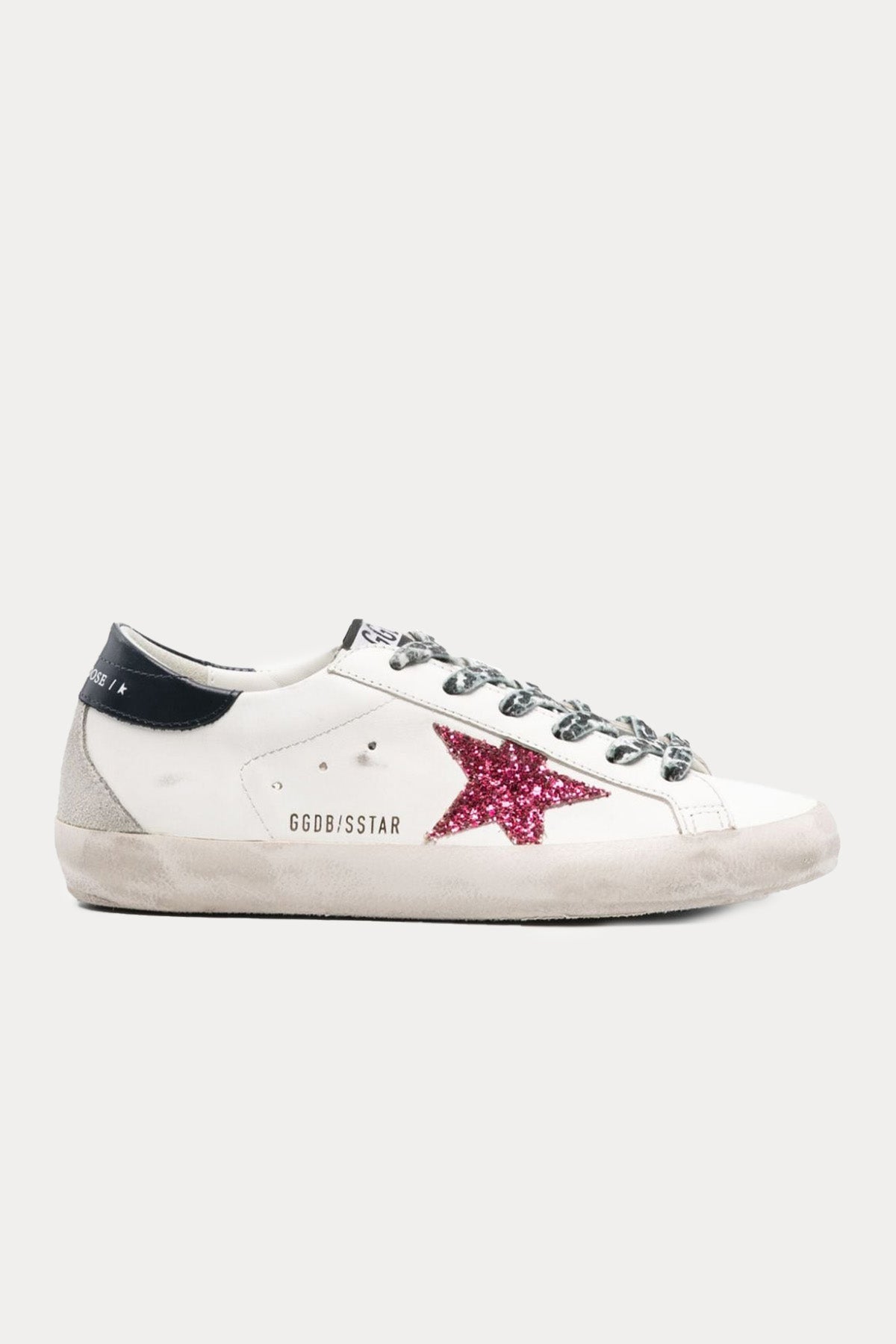 Golden Goose Super-Star Payetli Deri Sneaker Ayakkabı