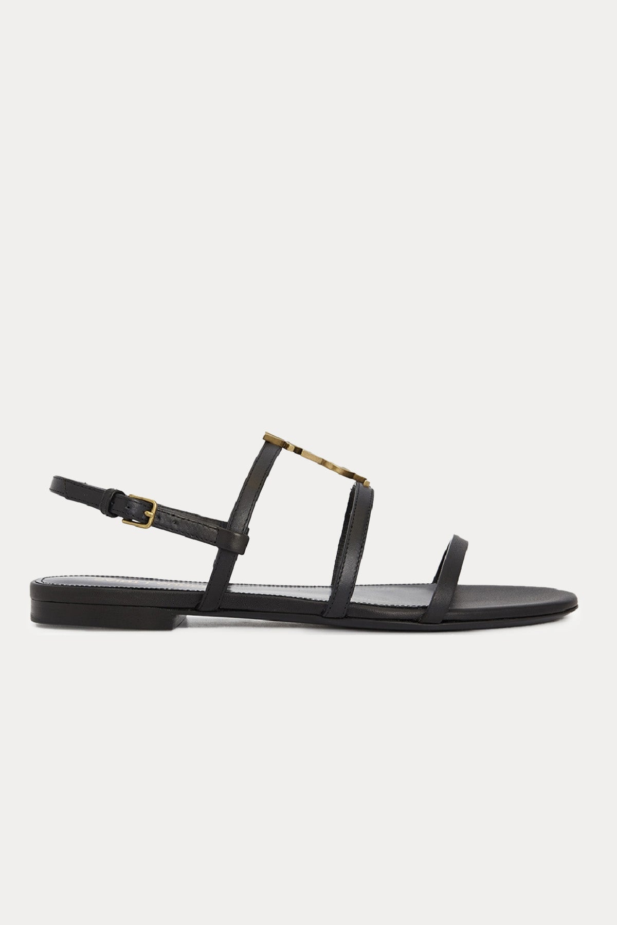 Saint Laurent Cassandra Logolu Deri Sandalet