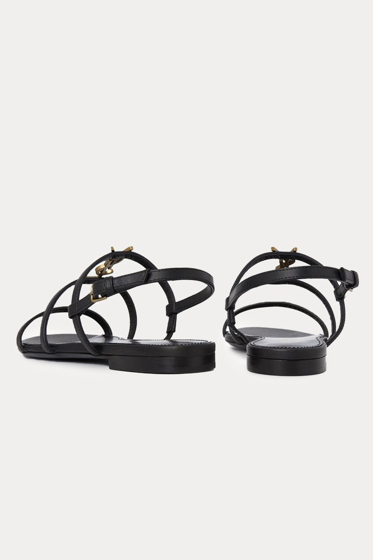 Saint Laurent Cassandra Logolu Deri Sandalet