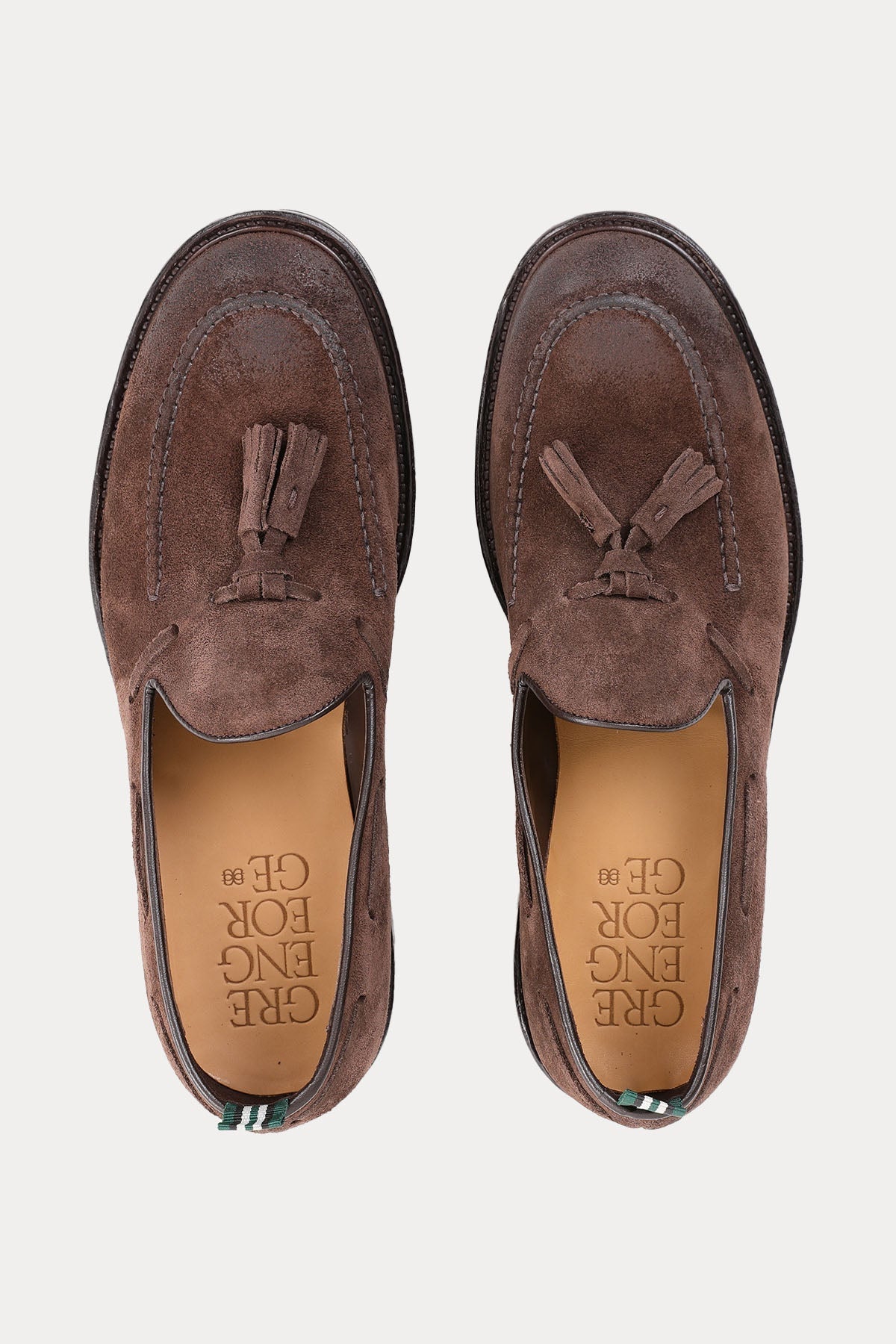 Green George Süet Püsküllü Loafer Ayakkabı