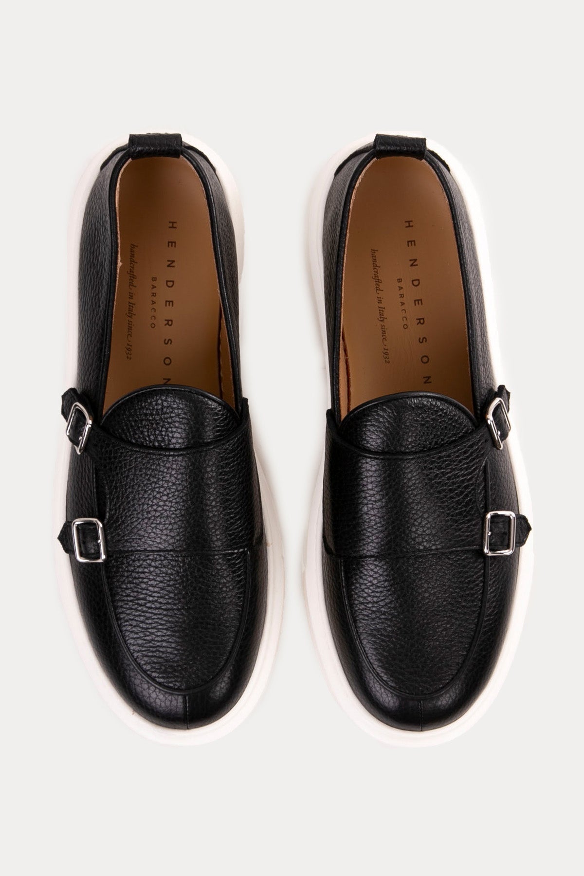 Henderson Tim Çift Tokalı Extralight Deri Monk Loafer Ayakkabı