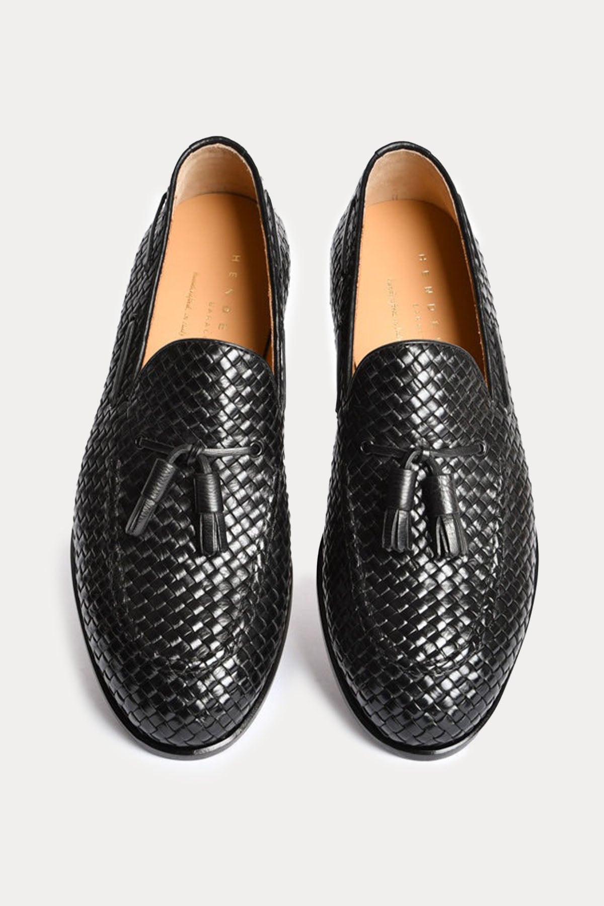 Henderson Örgü Deri Püsküllü Loafer Ayakkabı