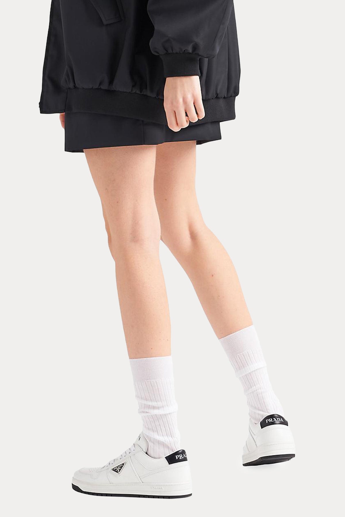 Prada Deri Sneaker Ayakkabı