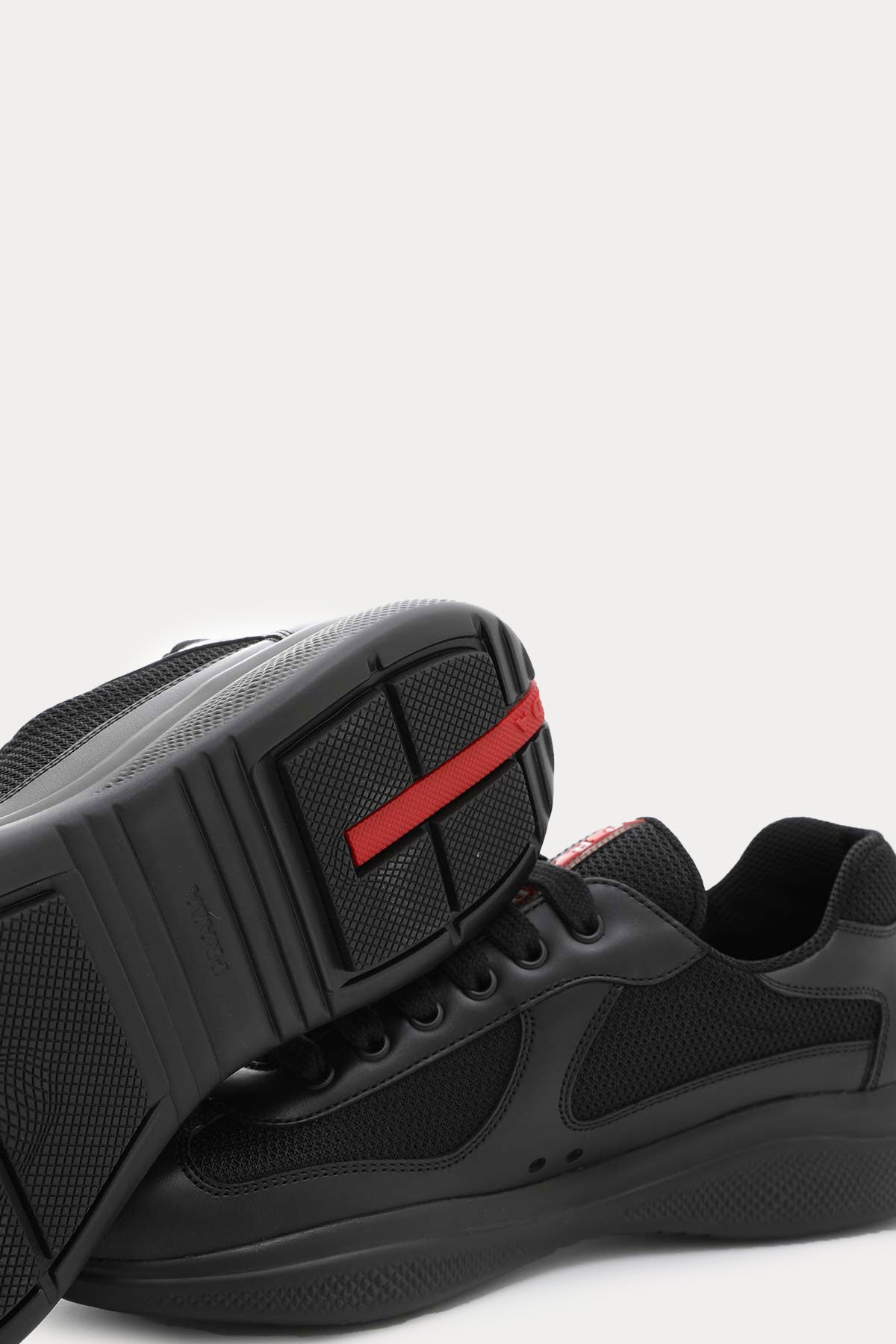 Prada Deri Sneaker Ayakkabı