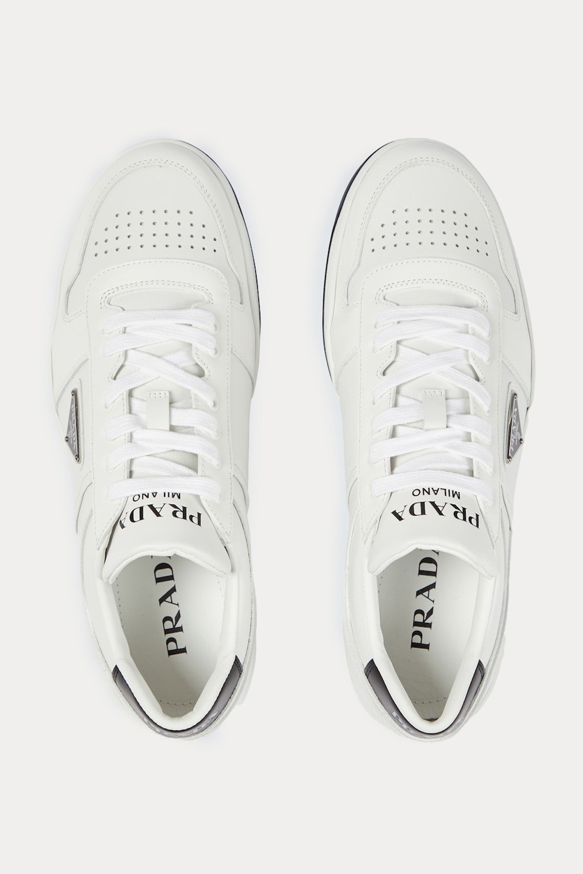 Prada Deri Sneaker Ayakkabı