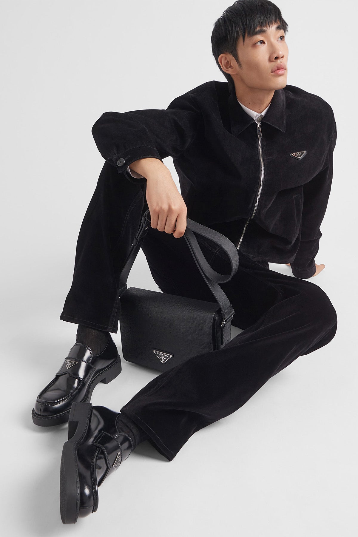 Prada Deri Loafer Ayakkabı