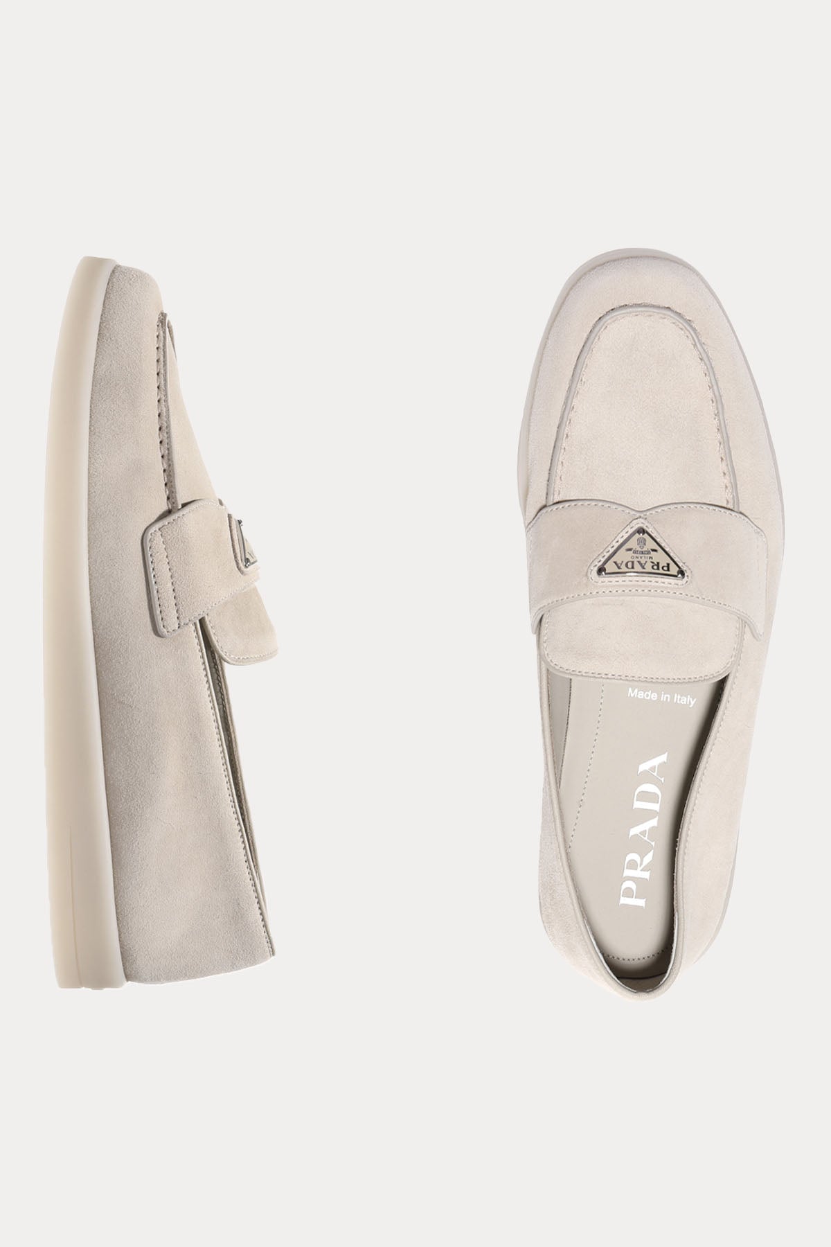 Prada Süet Loafer Ayakkabı