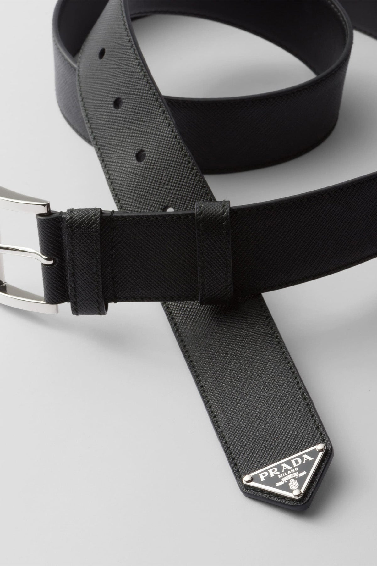 Prada Logolu Saffiano Deri Kemer