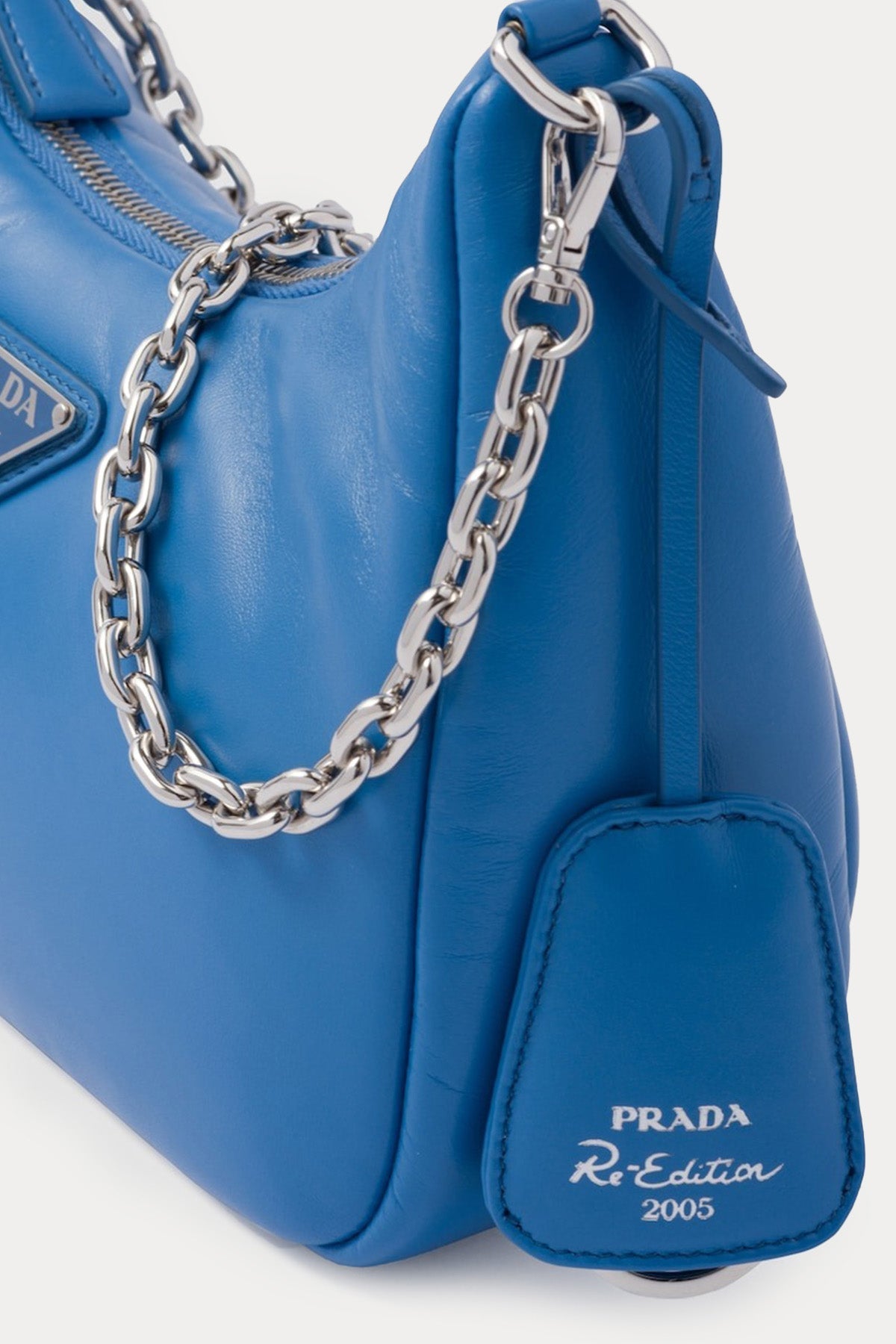 Prada Deri Omuz Çantası-Çanta-Libas