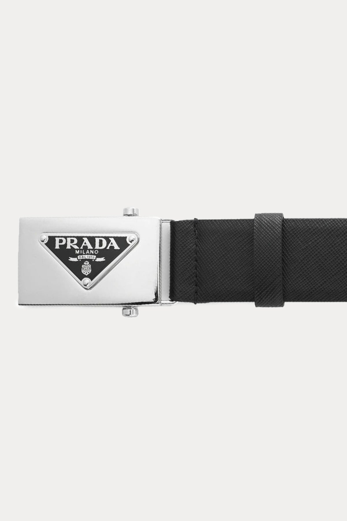 Prada Logolu Metal Toka Saffiano Deri Kemer