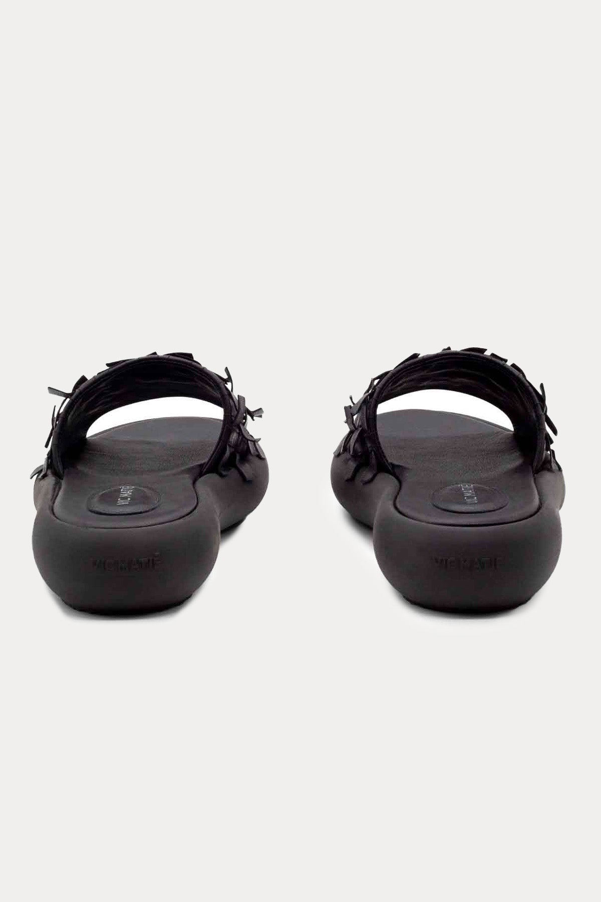 Vic Matie Örgü Deri Terlik