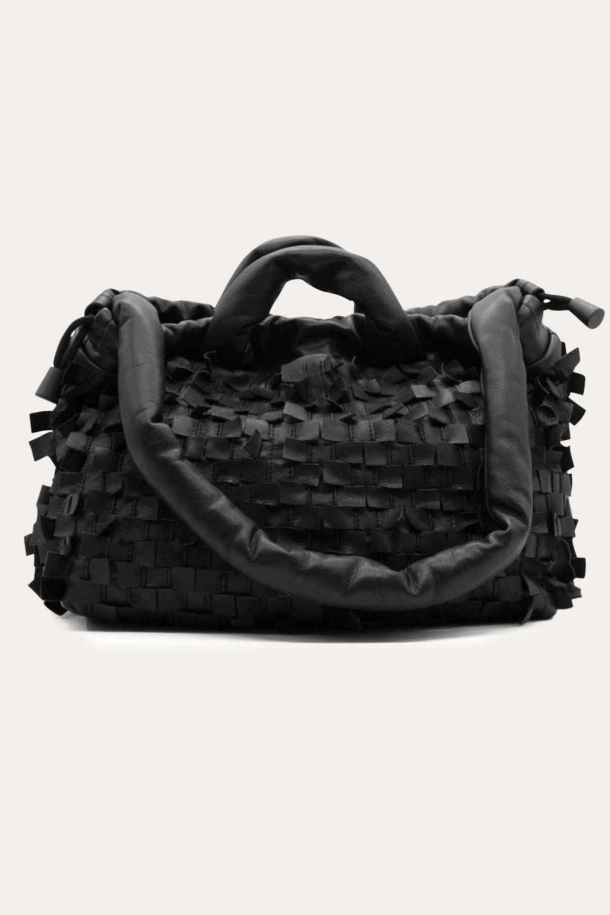 Vic Matie Örgü Deri Shopping Bag Çanta