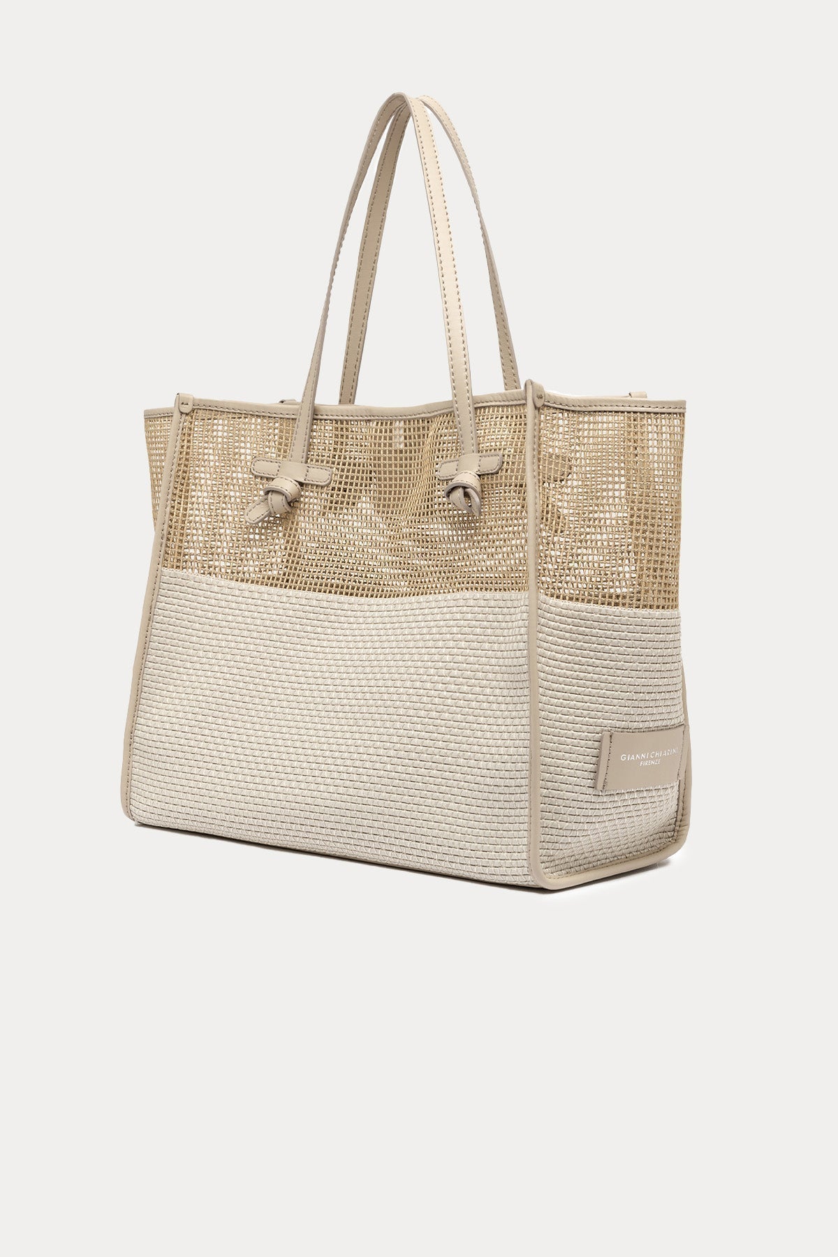 Gianni Chiarini Marcella Rafya Örgü Shopping Bag Çanta