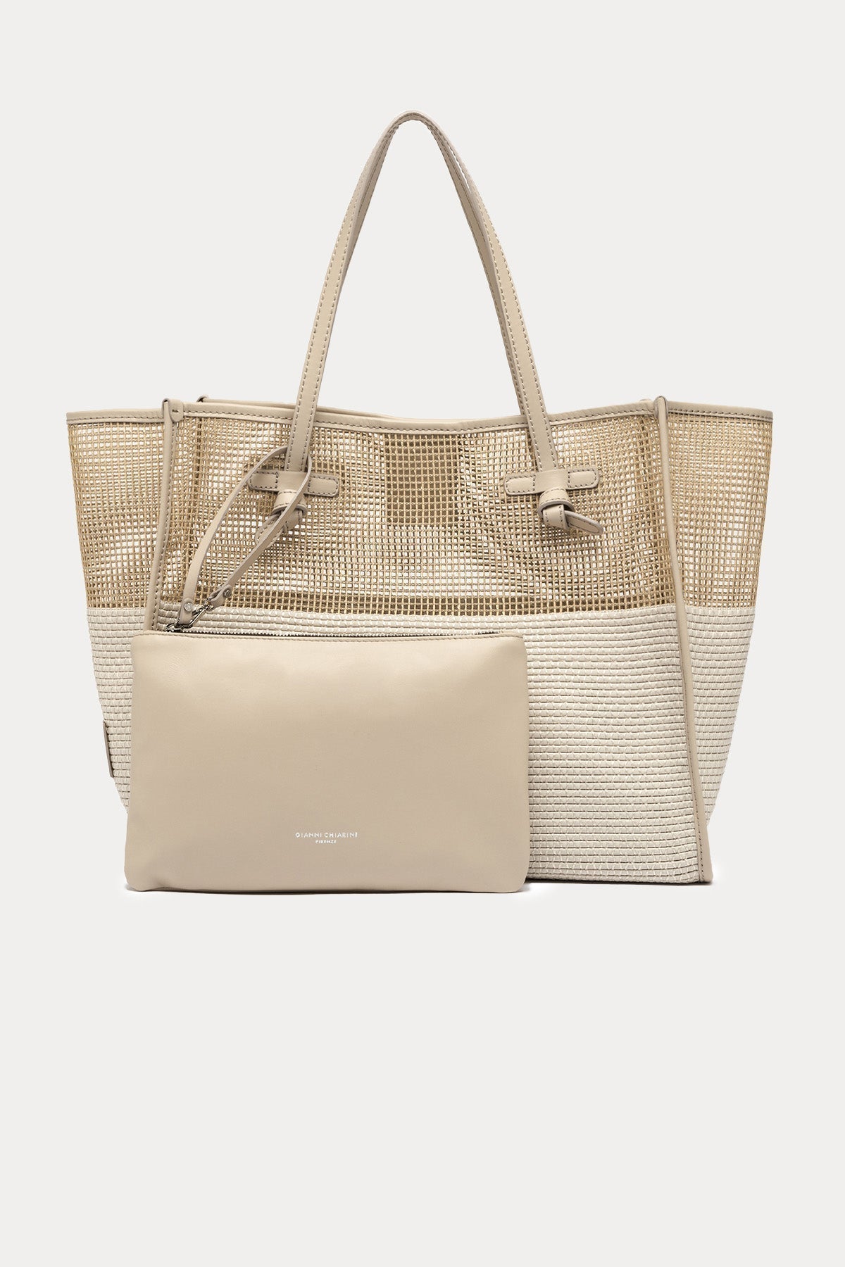 Gianni Chiarini Marcella Rafya Örgü Shopping Bag Çanta