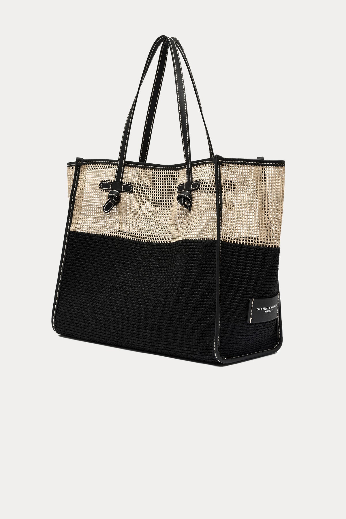 Gianni Chiarini Marcella Rafya Örgü Shopping Bag Çanta